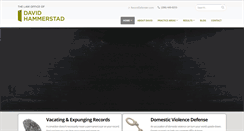 Desktop Screenshot of hammerstadlaw.com